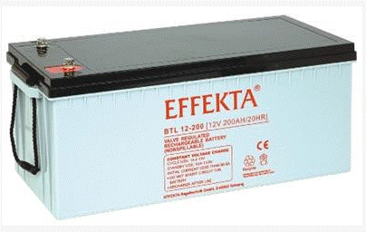 Une batterie AGM 260Ah 12V Effekta BTL 12-260