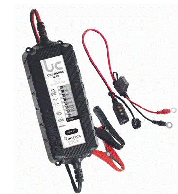 Le chargeur de batteries 12V 8A