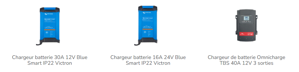 Des chargeurs de batterie