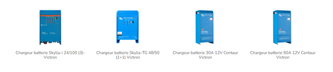 Une gamme de chargeurs de batteries Victron 