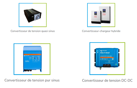 Une gamme de convertisseurs de tension