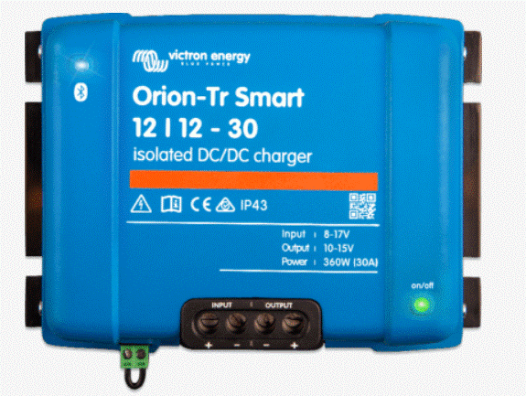 Le convertisseur DC/DC Orion Tr de Victron