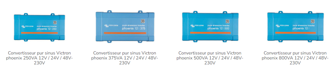 Les convertisseurs pur sinus Victron Energy