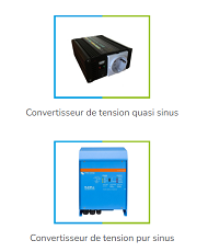 Des convertisseurs de tension de différents modèles