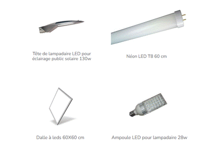 Des équipements dédiés à l’éclairage 