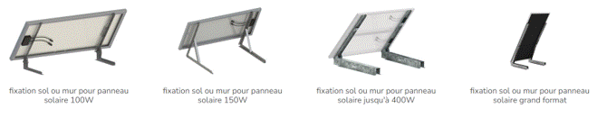 Des fixations sol panneau solaire