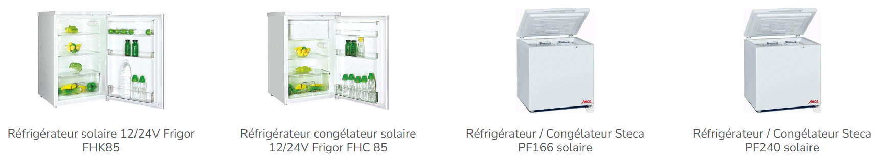 Une gamme de frigos solaires