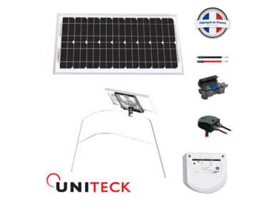 Le kit solaire bateau Uniteck 20W 12V PWM