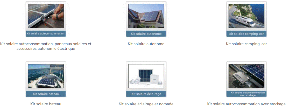 Les kits photovoltaïques