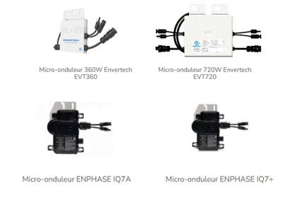 Une gamme de micro-onduleurs