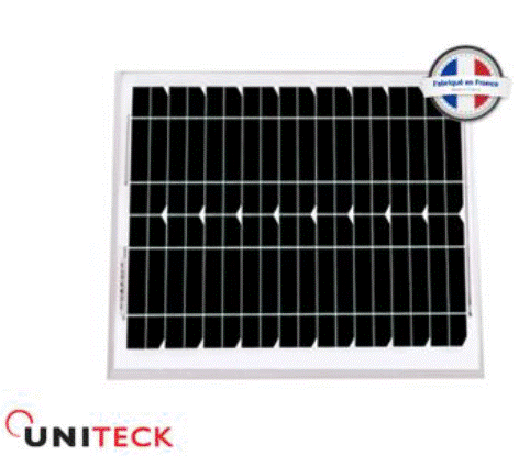 Le mini panneau solaire Uniteck 10W 12V