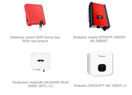 Une sélection d’onduleurs réseau 