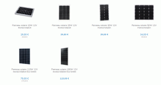 Panneau solaire 12v