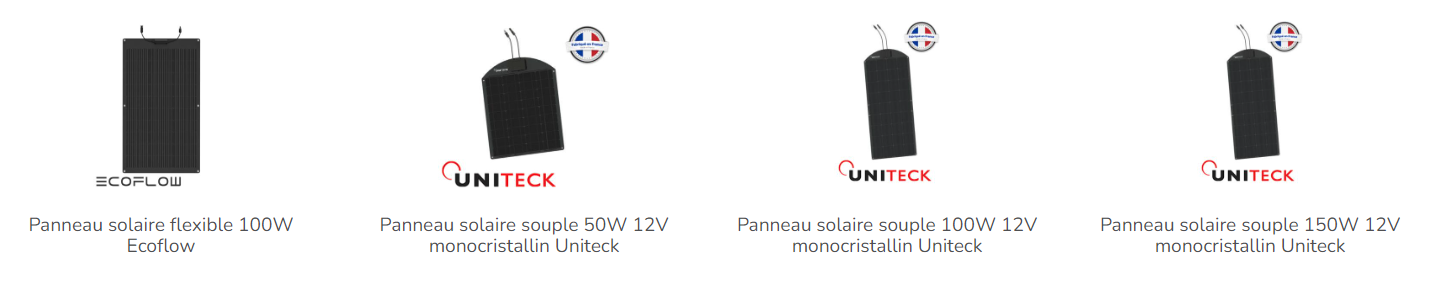 Des panneaux solaires flexibles