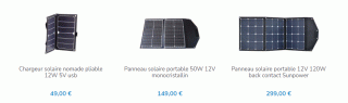 Panneau solaire pliable