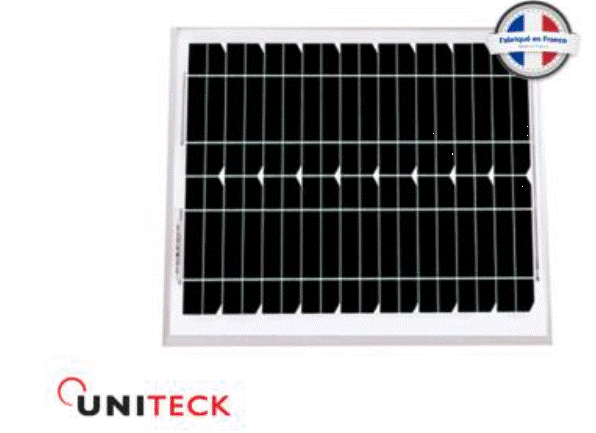 Le petit panneau solaire Uniteck 20W