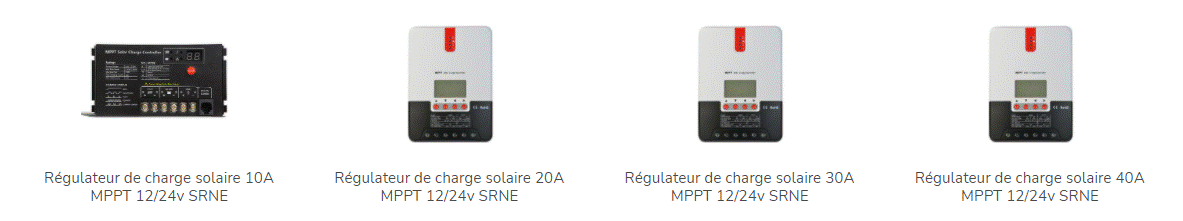 Des régulateurs solaires MPPT