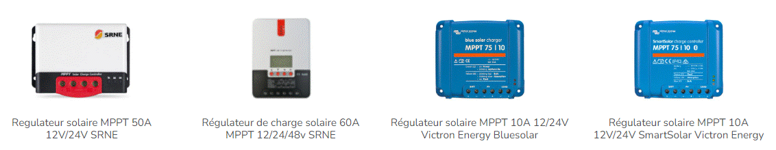 Des régulateurs solaires MPPT