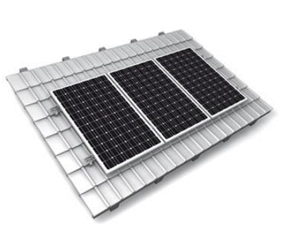 Systeme surimposition 10 panneaux solaire