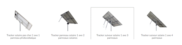 Une sélection de trackers solaires